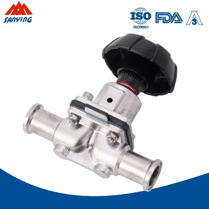 Clamped Manual Straight Sanitary Diaphragm Valve best
