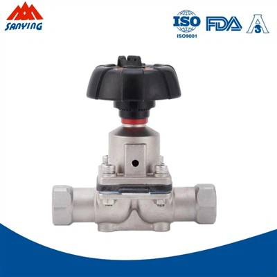 3A Thread Manual Sanitary Hygienic Diaphragm Valve
